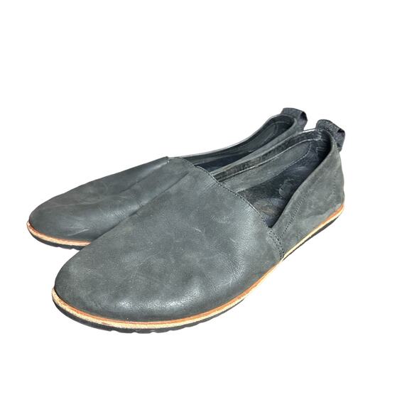 Sorel Black Ella Slip-On Shoes Sz 10 M Round Toe Comfort Flats Loafer - Picture 2 of 11